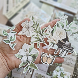 Simple Stories Simple Vintage Timeless Harmony Floral Bits & Pieces 42pz