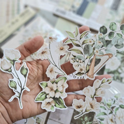 Simple Stories Simple Vintage Timeless Harmony Floral Bits & Pieces 42pz