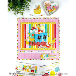 Simple Stories Sweet Summertime Bits & Pieces 80pz