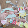 Simple Stories Sweet Summertime Chipboard 70pz