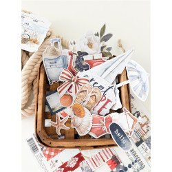 Simple Stories Simple Vintage Sand & Sea Bits & Pieces 77pz
