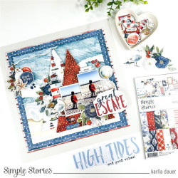 Simple Stories Simple Vintage Sand & Sea Bits & Pieces 77pz