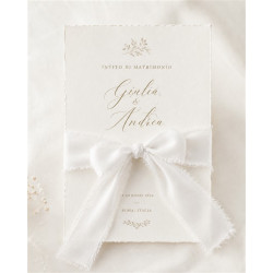 Tommy Nastro Organza Satin Bianco - mm 50 x 10 mt