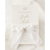 Tommy Nastro Organza Satin Bianco - mm 50 x 10 mt