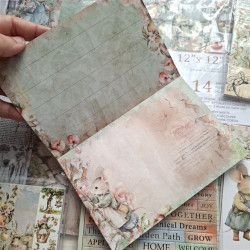 Prima Marketing Homegrown 4x6 Inch Journaling Cards by The 3 Girls Tale
