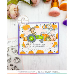 Mama Elephant FALL HARVEST SET Clear Stamp + CUTS