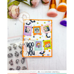 Mama Elephant LITTLE ZOMBIE AGENDA SET Clear Stamp + CUTS