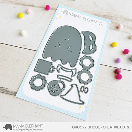 Mama Elephant Groovy Ghoul CREATIVE CUTS