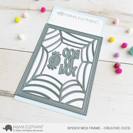 Mama Elephant Spider Web Frame CREATIVE CUTS