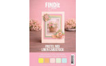 Linen Cardstock A5 Pastel Mix Pack 75 FOGLI