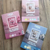 Linen Cardstock A5 Pink and Romance 75 FOGLI