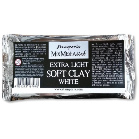 Stamperia Soft Clay 160gr White 