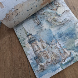 Ciao Bella Edge of the Ocean A4 Maxi Mixed Media Book