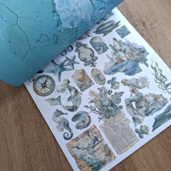 Ciao Bella Edge of the Ocean A4 Maxi Mixed Media Book