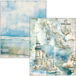 Ciao Bella Edge of the Ocean A4 Maxi Mixed Media Book