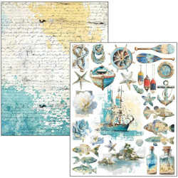 Ciao Bella Edge of the Ocean A4 Maxi Mixed Media Book