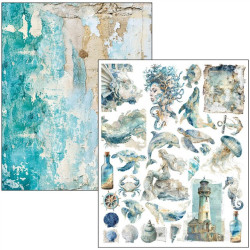 Ciao Bella Edge of the Ocean A4 Maxi Mixed Media Book
