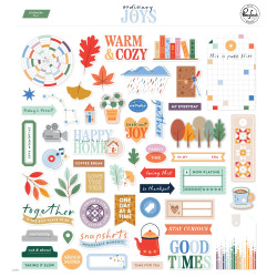 Pinkfresh Studio Ordinary Joys Ephemera by Geralyn Sy 53pz