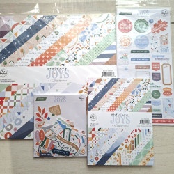 Pinkfresh Studio Ordinary Joys Cardstock Stickers by Geralyn Sy 2fogli