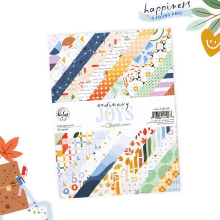 Pinkfresh Studio Ordinary Joys Paper Pack Double-Sided by Geralyn Sy 15x20cm