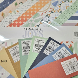 Pinkfresh Studio Ordinary Joys Paper Pack Double-Sided by Geralyn Sy 30x30cm