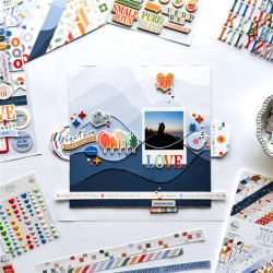 Pinkfresh Studio Ordinary Joys Paper Pack Double-Sided by Geralyn Sy 30x30cm