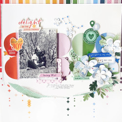 Pinkfresh Studio Ordinary Joys Paper Pack Double-Sided by Geralyn Sy 30x30cm