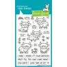 LAWN FAWN Highland Cows! Clear Stamps