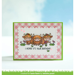 LAWN FAWN Highland Cows! Clear Stamps