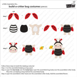 LAWN FAWN Build-A-Critter Bug Costumes Dies