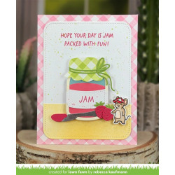 LAWN FAWN Build-A-Drink Mason Jar Jam and Honey DIes