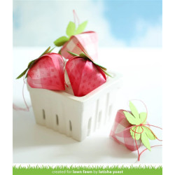 LAWN FAWN Strawberry Treat Box DIes
