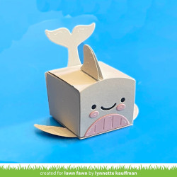 LAWN FAWN Tiny Gift Box Whale and Dolphin Dies