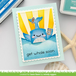 LAWN FAWN Tiny Gift Box Whale and Dolphin Dies
