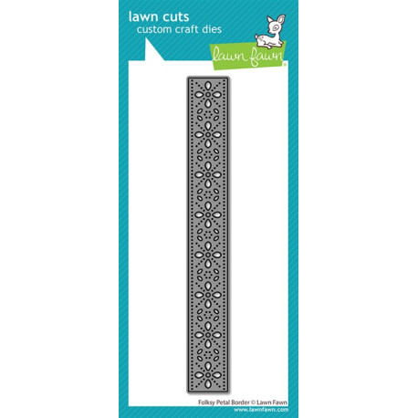 LAWN FAWN Folksy Petal Border DIes