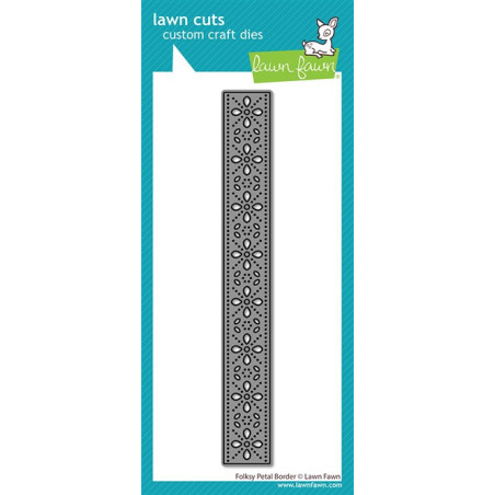 LAWN FAWN Folksy Petal Border DIes