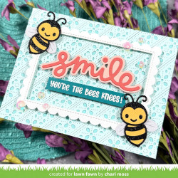 LAWN FAWN Folksy Petal Border DIes