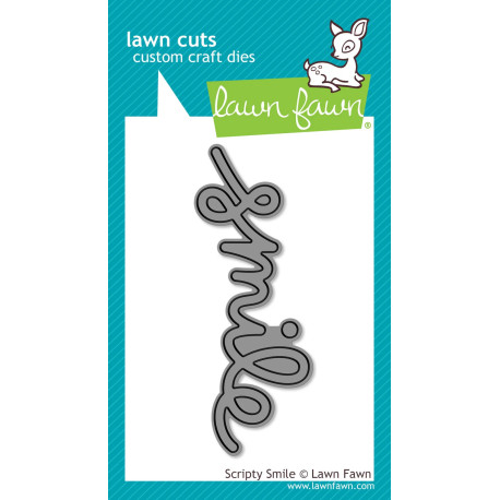 LAWN FAWN Scripty Smile DIes