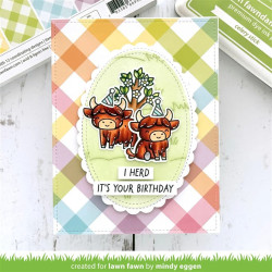 LAWN FAWN Grassy Pasture Backdrop: Landscape DIes