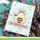 Lawn Fawn Bee Happy Background Stencil 4pz