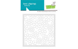 Lawn Fawn Daisy Bloom Outline Background Stencil