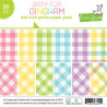 LAWN FAWN Giddy for Gingham Petite Paper Pack 15x15m