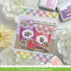 LAWN FAWN Giddy for Gingham Petite Paper Pack 15x15m