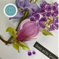 Craft Consortium 3D Decoupage Stickers Flowers 007 12pz