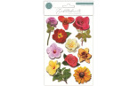 Craft Consortium 3D Decoupage Stickers Flowers 006 10pz