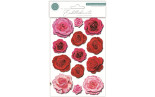 Craft Consortium 3D Decoupage Stickers Flowers 005 13pz