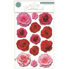 Craft Consortium 3D Decoupage Stickers Flowers 005 13pz