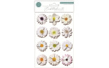 Craft Consortium 3D Decoupage Stickers Flowers 004 12pz