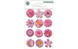 Craft Consortium 3D Decoupage Stickers Flowers 003 12pz