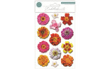 Craft Consortium 3D Decoupage Stickers Flowers 003 13pz